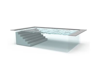 Treppe komplette Breite